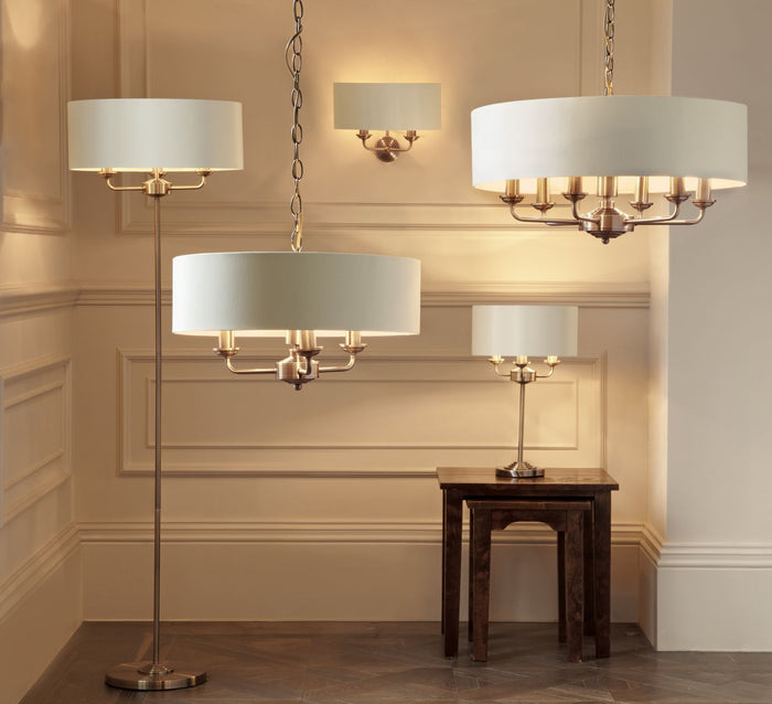 Laura Ashley - Sorrento Lighting Collection - Antique Brass