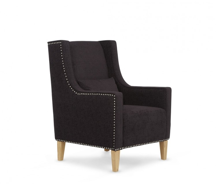 *CLEARANCE* Leven Occasional Chair - Aubergine