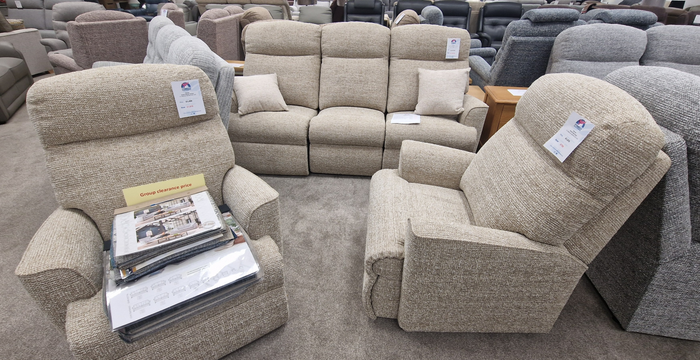 *CLEARANCE* Harrow Upholstery Collection - Valencia Oatmeal