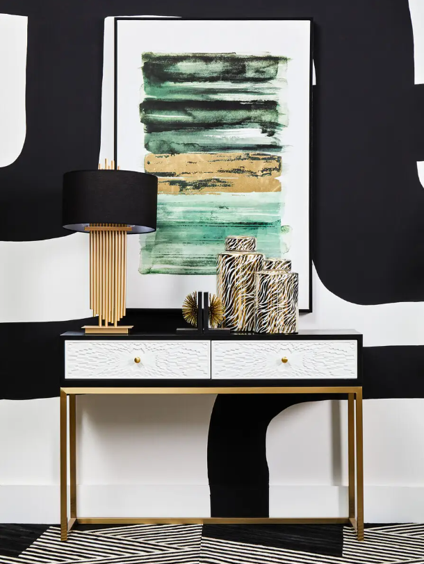 Impero Lamp - Black/Gold