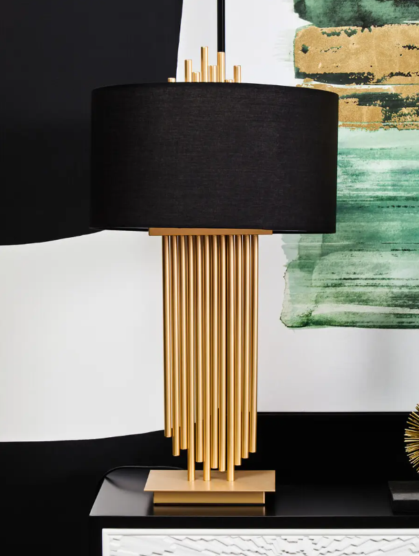Impero Lamp - Black/Gold
