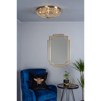 Asmara Lighting Collection - Antique Brass and Crystal