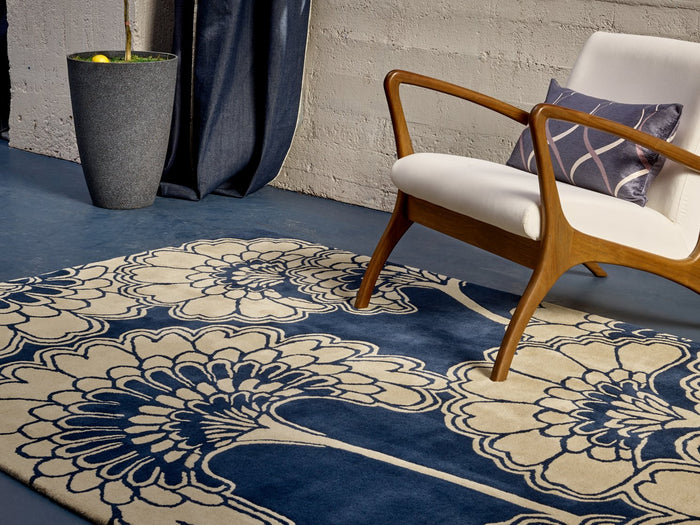 Florence Broadhurst Rugs - Japanese Floral Midnight