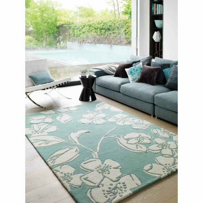 Matrix Rug - Devore Blue MAX12