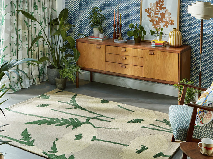 Scion Living Rugs - Poppy Pop Parchment Gecko