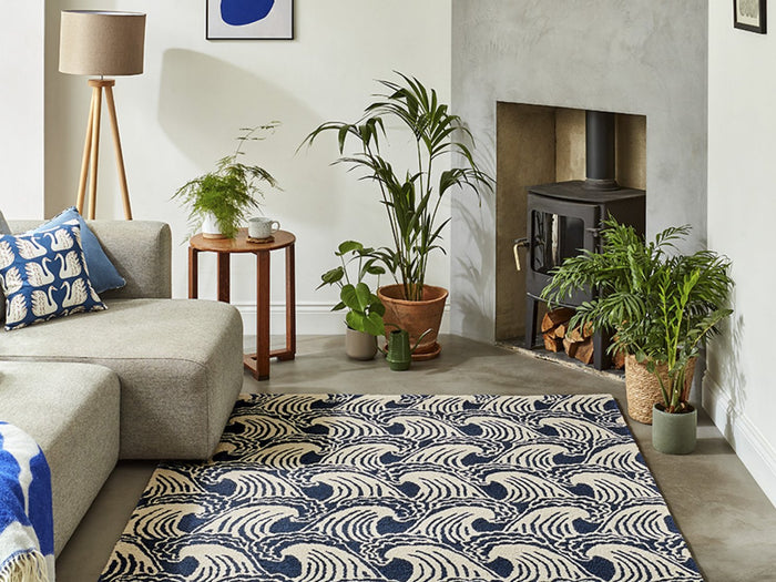 Scion Living Rugs - Ride the Wave Denim