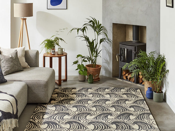 Scion Living Rugs - Ride the Wave Liquorice