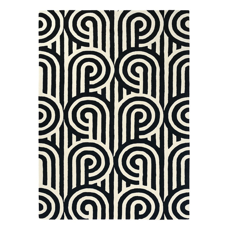 Florence Broadhurst Rugs - Turnabouts Black