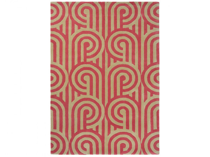 Florence Broadhurst Rugs - Turnabouts Claret