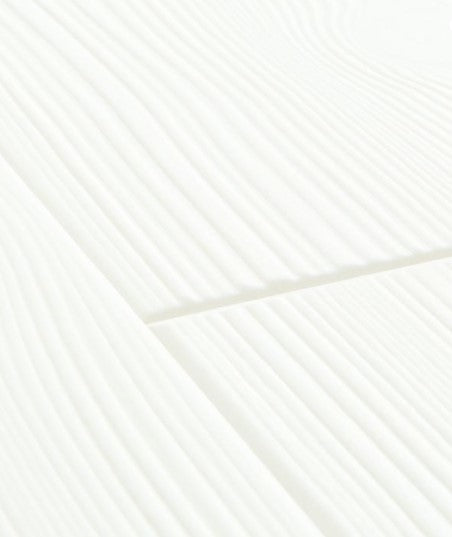 Quick Step - White Plank Laminate Flooring