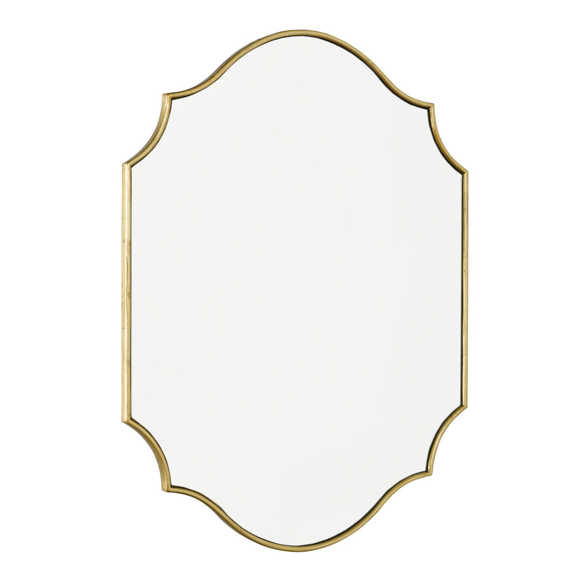 Ruggiero Rectangle Mirror With Gold Detail 70 x 50cm