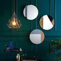 Yulia Mirror - Silver And Smoked 50cm