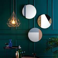 Yulia Mirror - Silver And Smoked 50cm