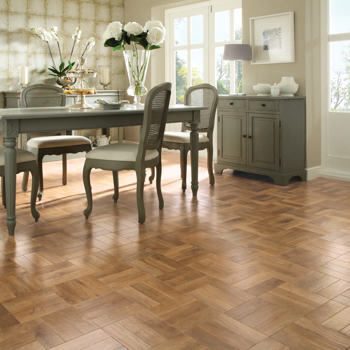 *CLEARANCE* Karndean Art Select Parquet - Blond Oak Parquet AP01 x4 BOX BUNDLE