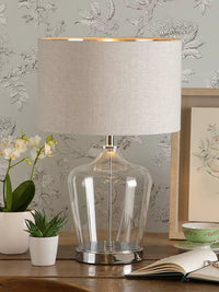 Laura Ashley - Ockley Touch Table Lamp - Clear Glass