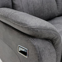 Darlington Manual Recliner Collection - Grey