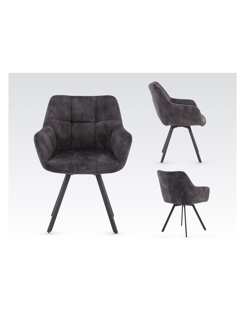 Jade Dining Chair - Charcoal *IN STOCK FOR IMMEDIATE DELIVERY*