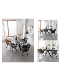 Jade Dining Chair - Charcoal *IN STOCK FOR IMMEDIATE DELIVERY*