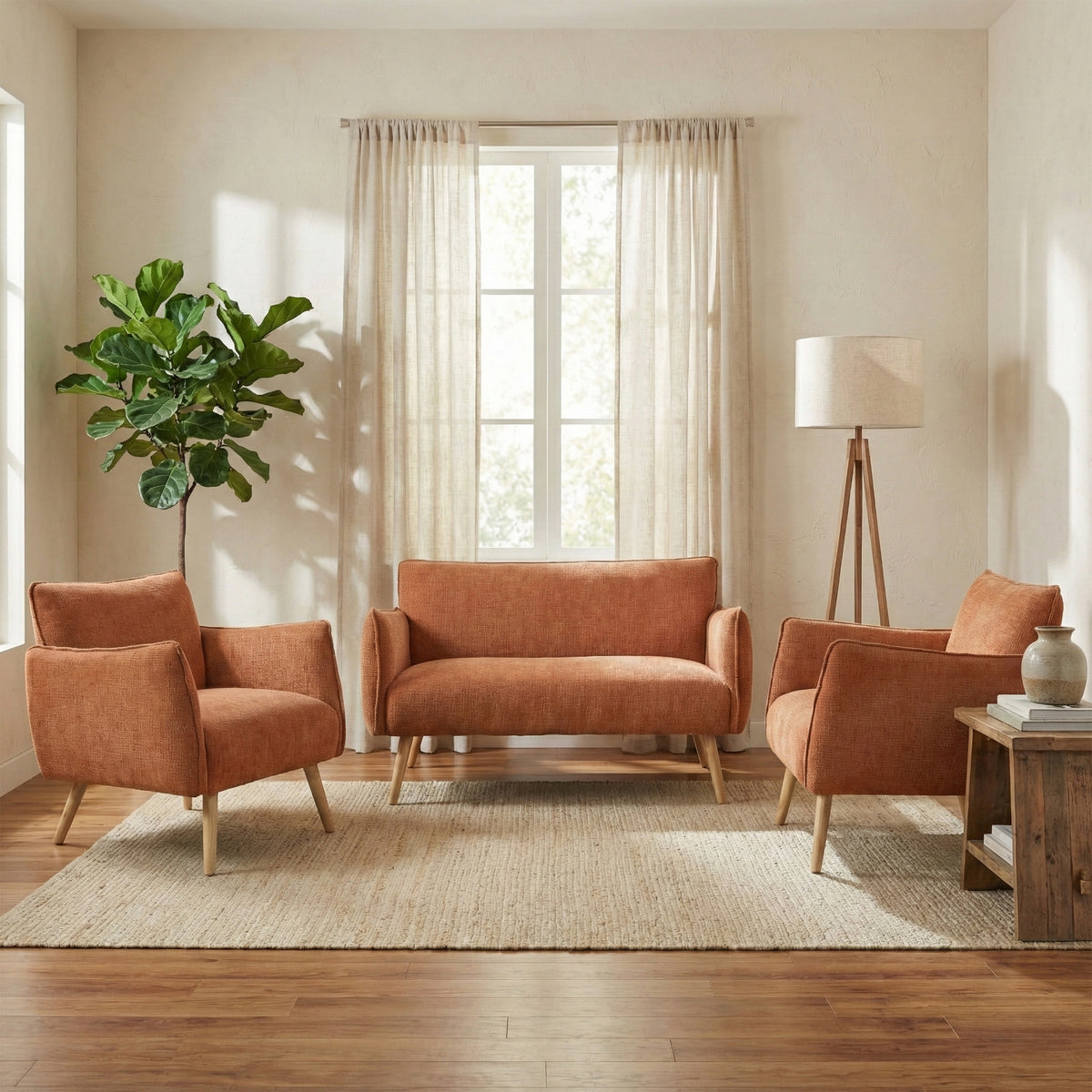 Piper Upholstery Collection - Rust