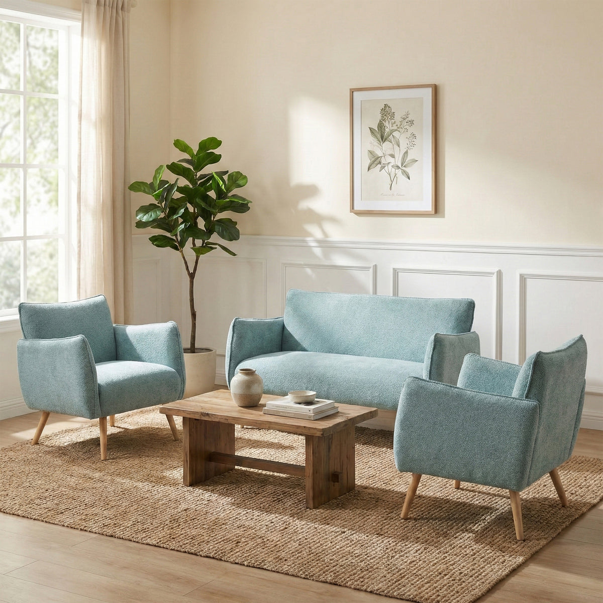 Piper Upholstery Collection - Teal