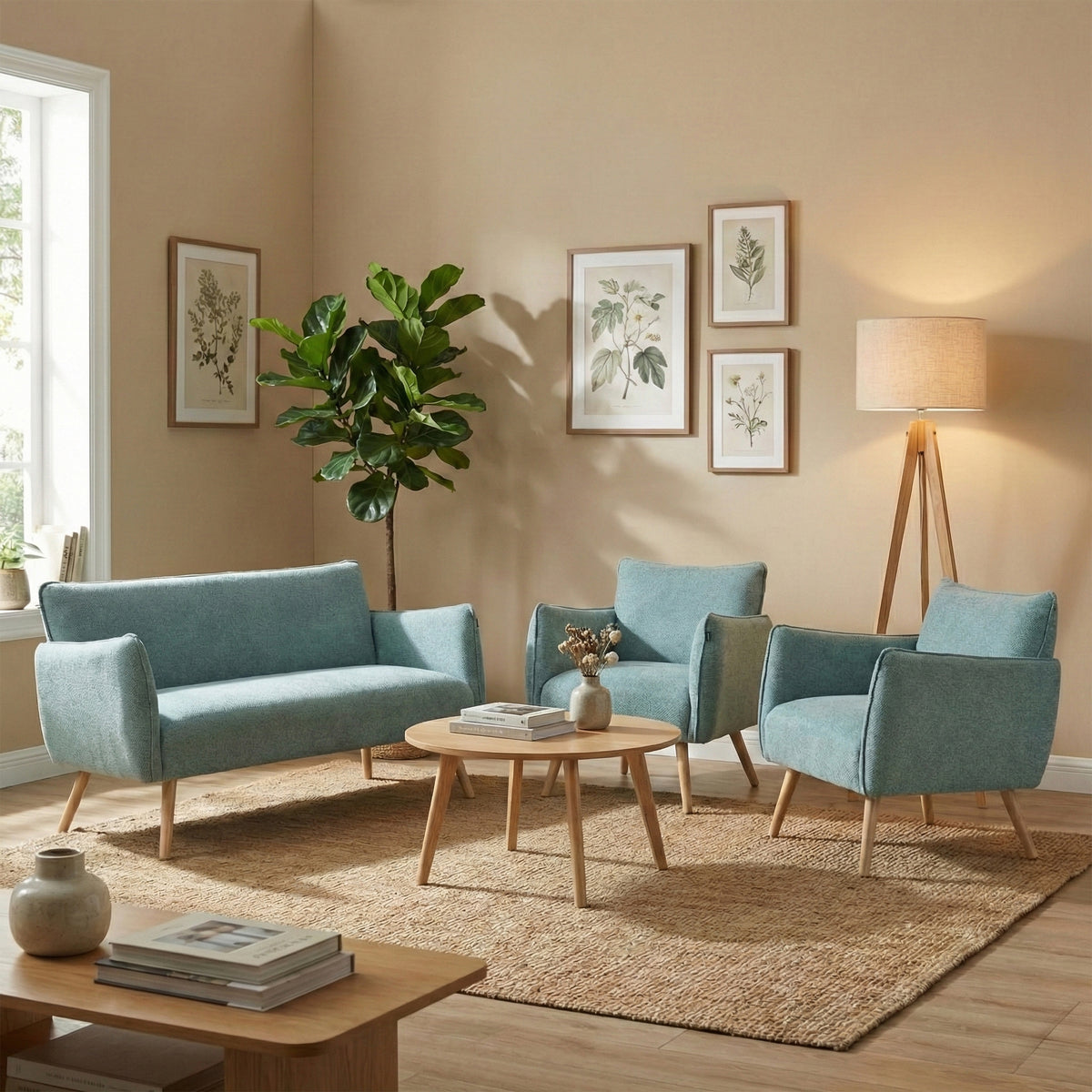Piper Upholstery Collection - Teal