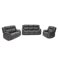 Darlington Manual Recliner Collection - Grey