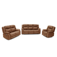 Darlington Manual Recliner Collection - Tan
