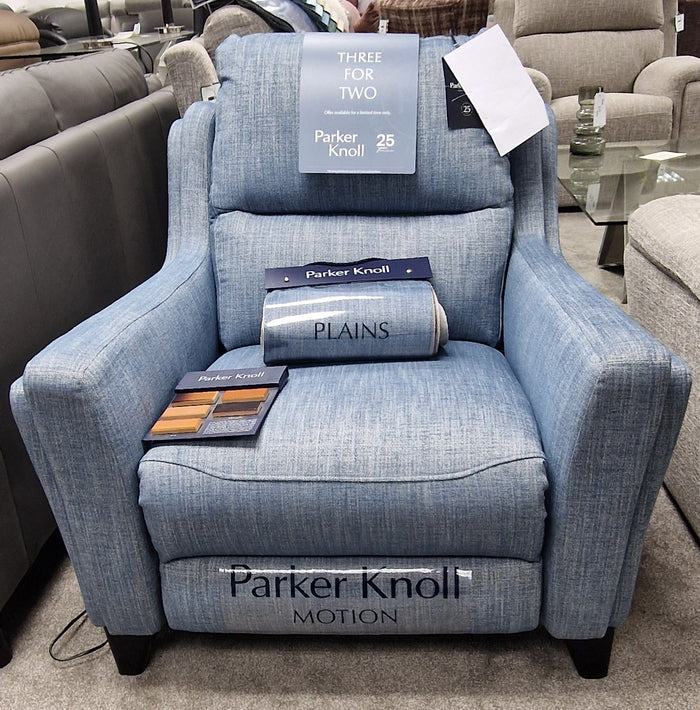 *CLEARANCE* Portland Power Recliner - Hatton Denim
