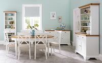Hampstead Two Tone Dining Collection - Extension Dining Tables