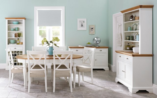 Hampstead Two Tone Dining Collection - Extension Dining Tables