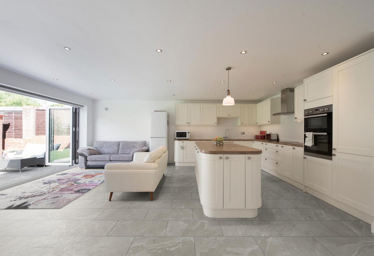 Rhinofloor Evolution LVT Flooring - Oxford Pebble Grey Tile