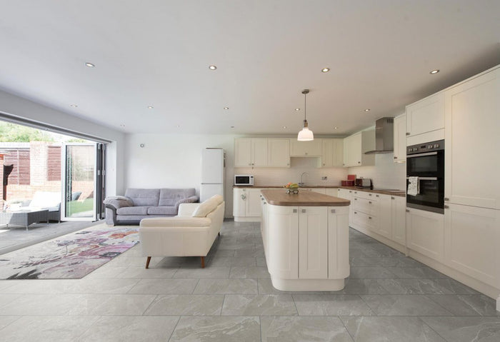 Rhinofloor Evolution LVT Flooring - Oxford Pebble Grey Tile
