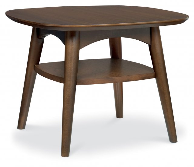 Oslo Lamp Table with Shelf - Walnut *LIMITED STOCK AVAILABLE*