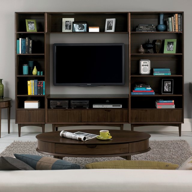 Oslo Coffee Table with Drawer - Walnut *LIMITED STOCK AVAILABLE*
