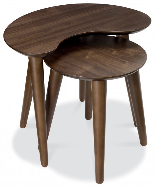 Oslo Nest of Lamp Tables - Walnut *LIMITED STOCK AVAILABLE*