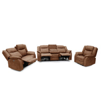 Darlington Electric Recliner Collection - Tan