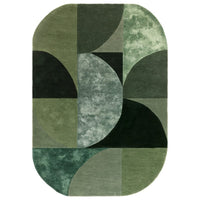 Matrix Oval Rug - Forest MAX75