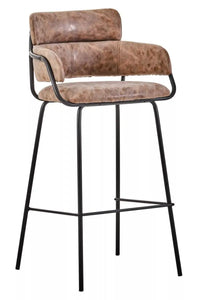 Tamzin Faux Leather Bar Stools (pair) - Various Colours Available