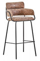 Tamzin Faux Leather Bar Stools (pair) - Various Colours Available
