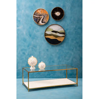 Novi Occasional Table Collection - Terrazzo/Gold