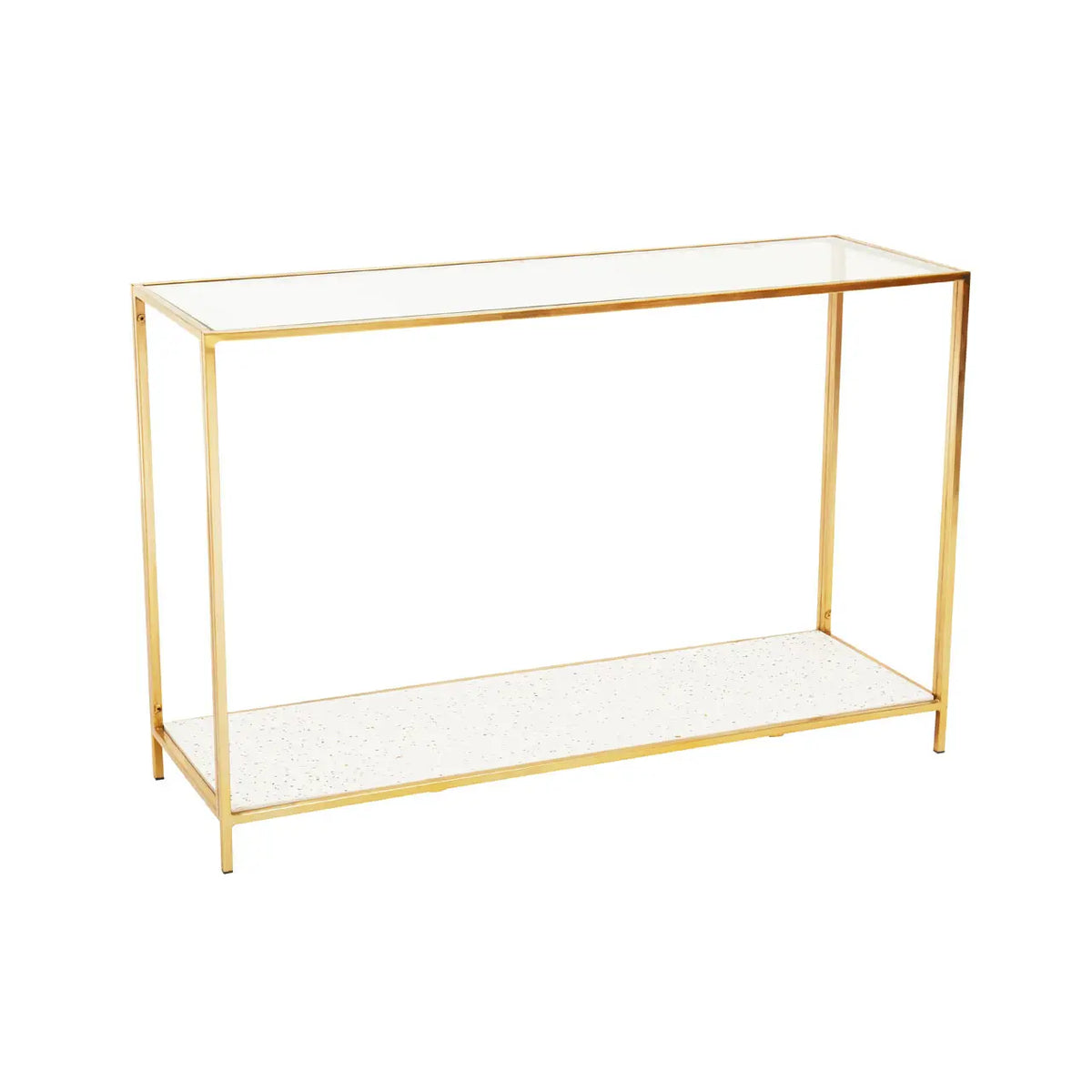 Novi Occasional Table Collection - Terrazzo/Gold