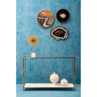 Novi Occasional Table Collection - Terrazzo/Gold