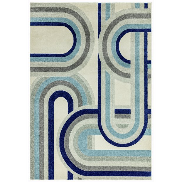 Nova Rug - Retro Blue NV30