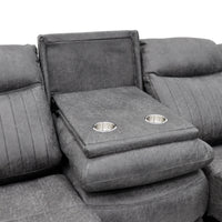 Darlington Manual Recliner Collection - Grey