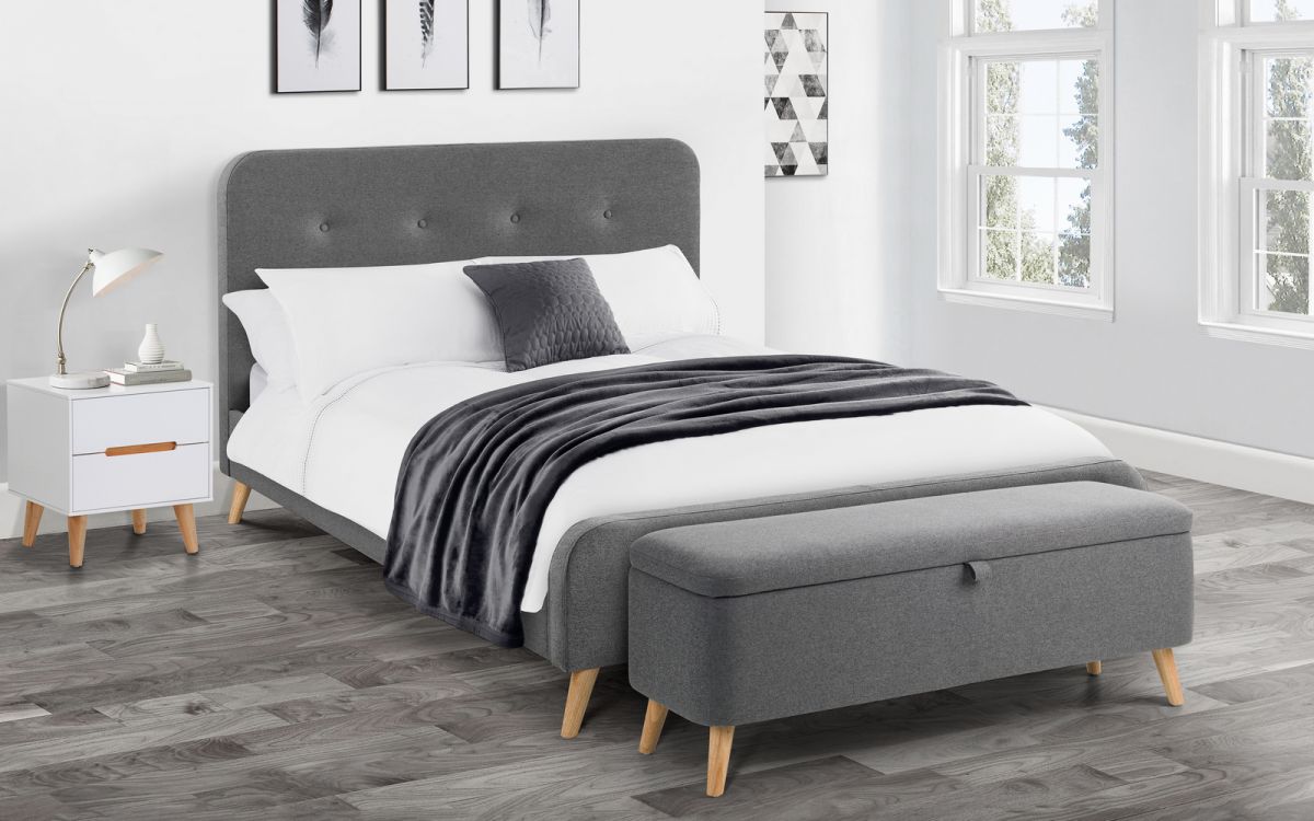 Astrid Blanket Box - Grey