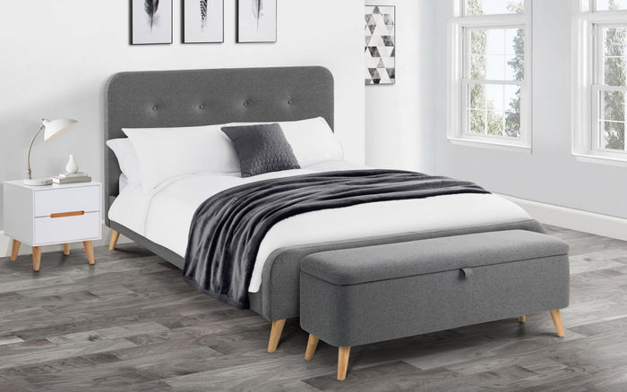 Astrid Blanket Box - Grey