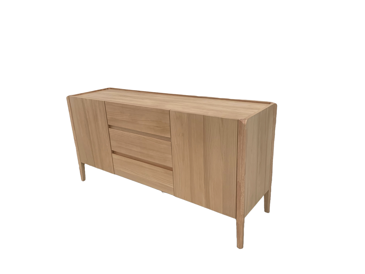 Ada Living and Dining Collection - Ash Veneer/Solid Rubberwood Natural