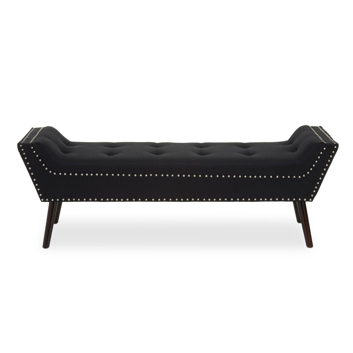 Alea Fabric Bench - Black