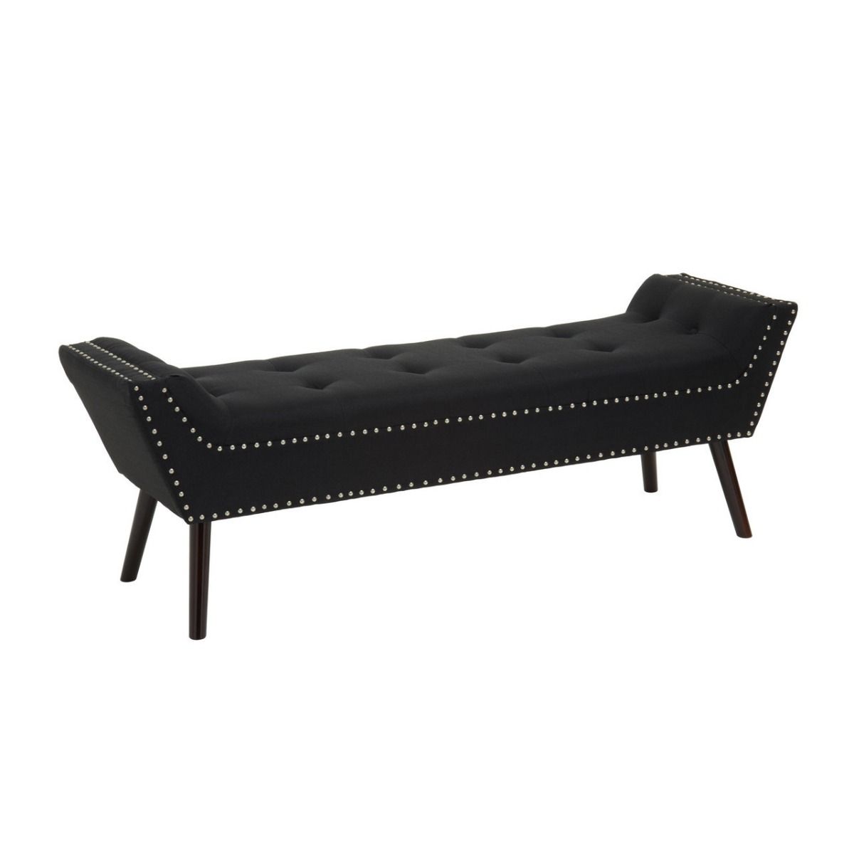 Alea Fabric Bench - Black