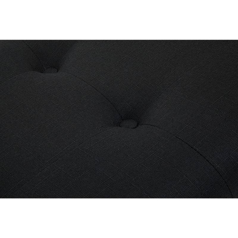 Alea Fabric Bench - Black